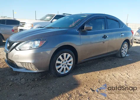 2016 Nissan Sentra Fe+ S/S/Sl/Sr/Sv z USA, uszkodzony, nr VIN 3N1AB7AP7GL667277